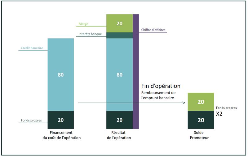 Crowdfunding immobilier effet de levier 1