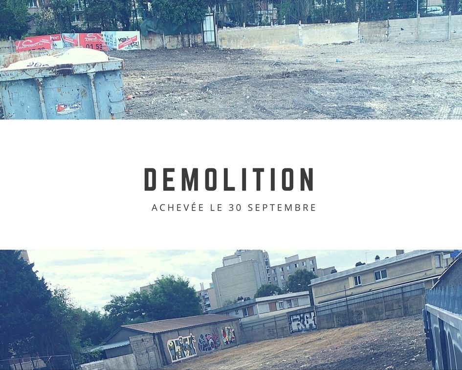 demolition novembre montreuil