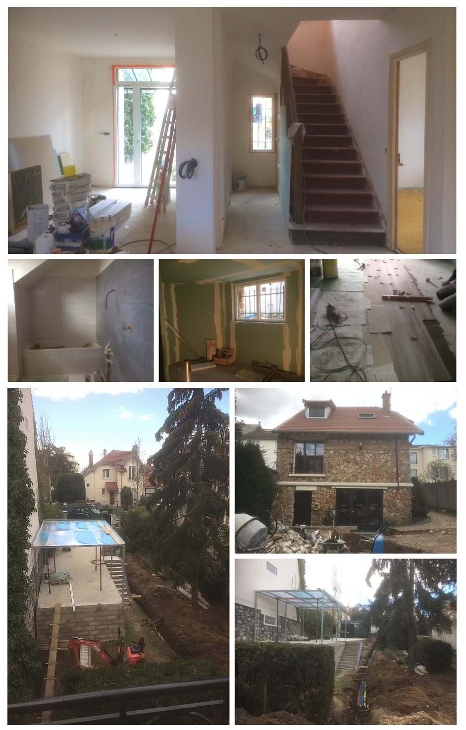 Vue chantier