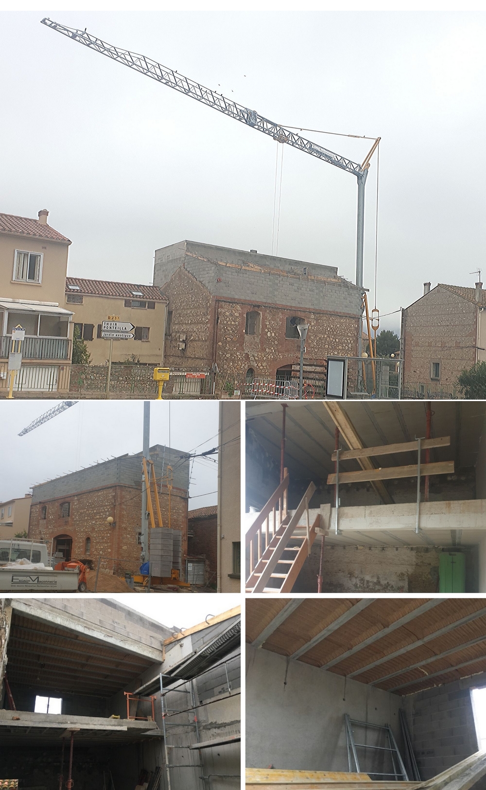 Vue chantier