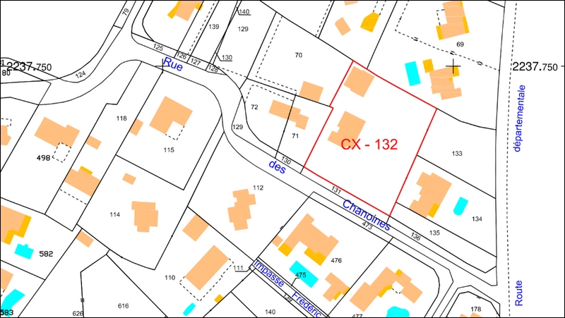 Plan-cadastral