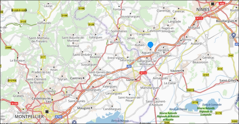 Localisation-aigues-vives