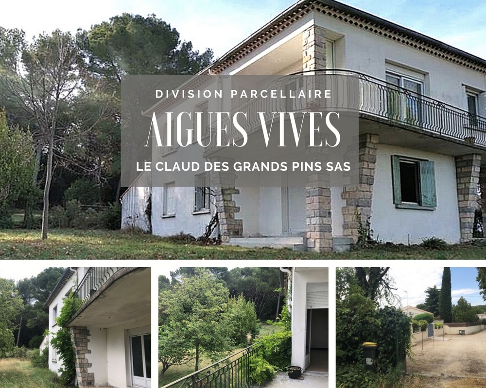Vue maison Aigues Vives